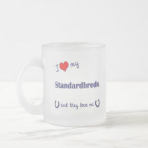 I Love My Standardbreds (Multiple Horses) Coffee Mugs