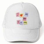 I LOVE MY STICKY NOTES TRUCKER HATS