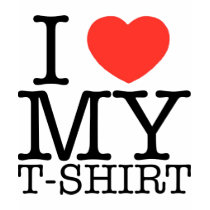 I Love My T-Shirt - RetroMe - T-Shirt