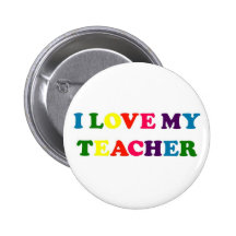 I Love My Teacher Pin