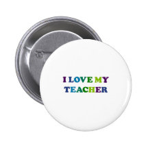I Love My Teacher Pins