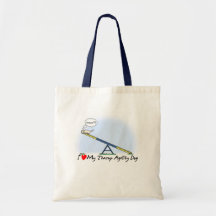 I Love my Teacup Agility Dog Bag