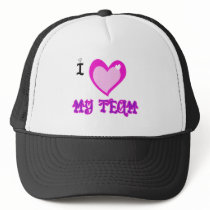 I LOVE My Team Hats