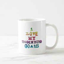 I Love My Toggenburg Goats Mugs