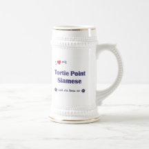 I Love My Tortie Point Siamese (Female Cat) Mugs