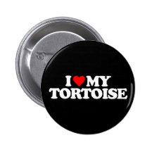 I LOVE MY TORTOISE PIN