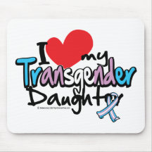 I Love My Transgender Daughter Mouse Pads