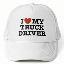 I Love My Truck Driver Mesh Hats