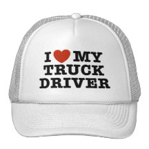 I Love My Truck Driver Mesh Hats