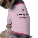I love my two dads rainbow paw pet clothing