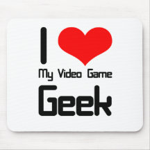 I love my video game geek mouse pad