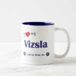 I Love My Vizsla (Male Dog) Mug
