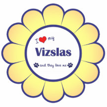 I Love My Vizslas (Multiple Dogs) Acrylic Cut Out