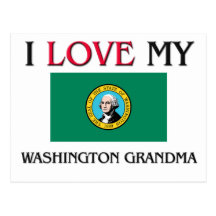 I Love My Washington Grandma Post Cards