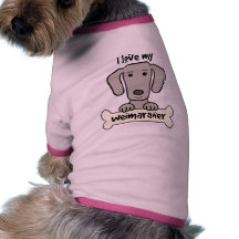 I Love My Weimaraner Dog Clothes