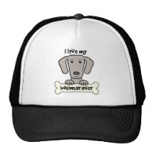I Love My Weimaraner Trucker Hat