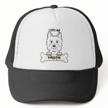 I Love My Westie Mesh Hats