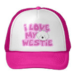 I Love My Westie Hat