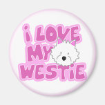 I Love My Westie Magnet
