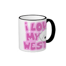 I Love My Westie Mug