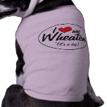 I Love My Wheaten (It's a Dog) Doggie T-shirt