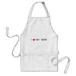 I Love My Wife aprons