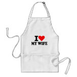 I love my wife apron