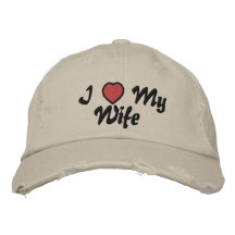 I Love My Wife Hat Baseball Cap