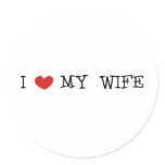 I Love My Wife stickers