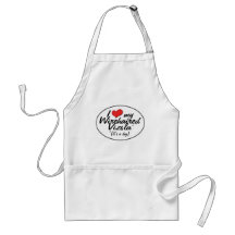 I Love My Wirehaired Vizsla (It's a Dog) Aprons