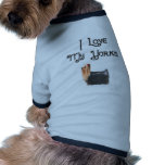 I Love My Yorkie Pet Tee Shirt