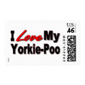 I Love My Yorkie-Poo Dog Gifts and Apparel postage