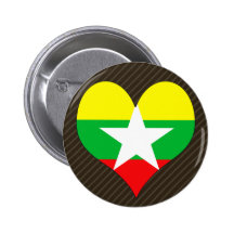 I Love Myanmar Button