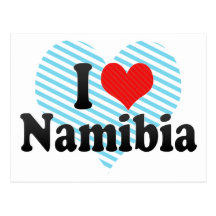 I Love Namibia Post Cards