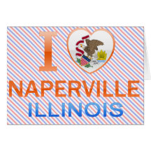 I Love Naperville, IL Greeting Cards