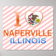 I Love Naperville, IL Poster