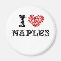 I Love Naples Magnets
