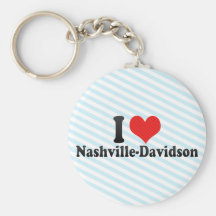 I Love Nashville-Davidson Keychains