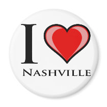 I Love Nashville Magnets