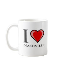 I Love Nashville Mugs