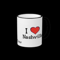 I Love Nashville mugs