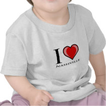 I Love Nashville T Shirt