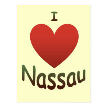 I Love Nassau Post Cards