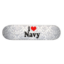 I love Navy Skateboard Deck