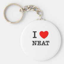 I Love Neat Key Chain