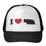 I Love Nebraska hats