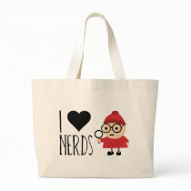 I Love Nerds Canvas Bag