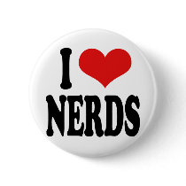 I Love Nerds Pin