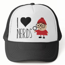 I Love Nerds Mesh Hats