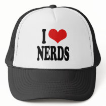 I Love Nerds Hats